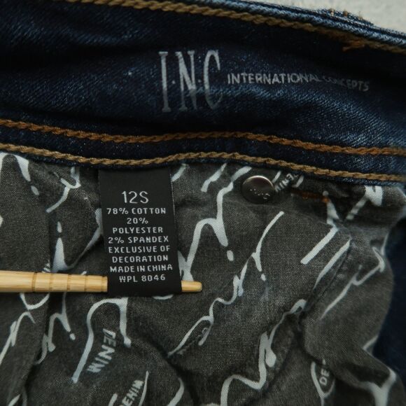 INC International Concepts Jeans Women's Size 12S Mid-Rise Skinny Leg 28" Inseam - Picture 9 of 16